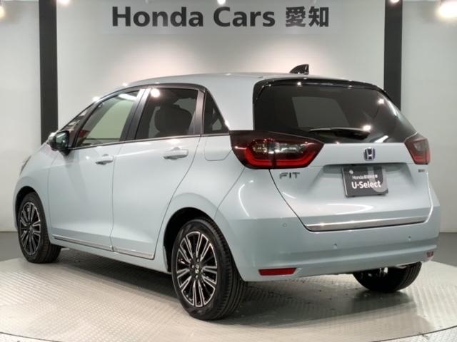 フィット ｅ：ＨＥＶリュクス　Ｈ　ＳＥＮＳＩＮＧ　新車保証　試乗車　ワンオ－ナ－　純正ナビ　ＴＶ　Ｒカメラ　マルチビュ－　ＢＴオ－ディオ　ＥＴＣ　ＬＥＤライト　ＶＳＡ　シ－トヒ－タ－　クルコン　アルミ　スマ－トキ－　盗難防止装置（48枚目）