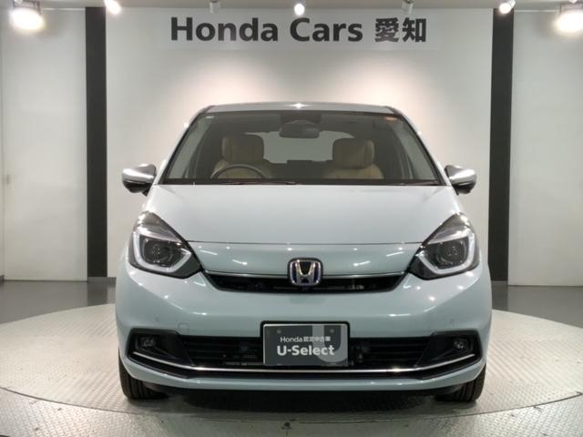 フィット ｅ：ＨＥＶリュクス　Ｈ　ＳＥＮＳＩＮＧ　新車保証　試乗車　ワンオ－ナ－　純正ナビ　ＴＶ　Ｒカメラ　マルチビュ－　ＢＴオ－ディオ　ＥＴＣ　ＬＥＤライト　ＶＳＡ　シ－トヒ－タ－　クルコン　アルミ　スマ－トキ－　盗難防止装置（53枚目）