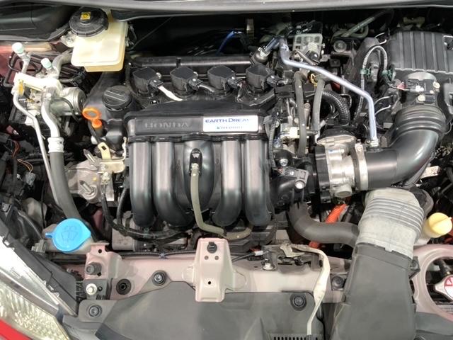 フィットハイブリッド Fパッケージ 1年保証 ワンオ-ナ- ナビVXM-155VSi TV Rカメラ BTオ-ディオ DVD ドラレコ LEDライト VSA アルミ スマ-トキ- 盗難防止装置 整備記録簿 AAC スペアキ-(44枚目)