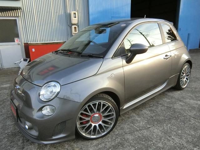 アバルト595 ツーリズモ HIDヘッドライト 革シート 5速AT 17インチアルミ ナビ地デジTV ETC 1オーナー 取説 保証書(2枚目)