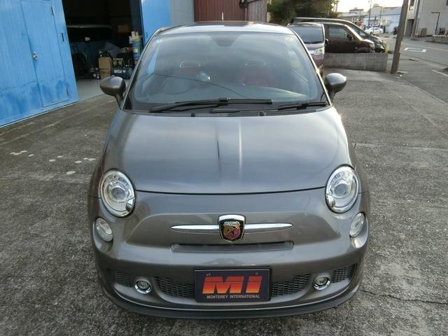 アバルト595 ツーリズモ HIDヘッドライト 革シート 5速AT 17インチアルミ ナビ地デジTV ETC 1オーナー 取説 保証書(7枚目)