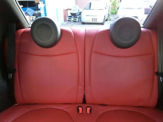 アバルト595 ツーリズモ HIDヘッドライト 革シート 5速AT 17インチアルミ ナビ地デジTV ETC 1オーナー 取説 保証書(22枚目)