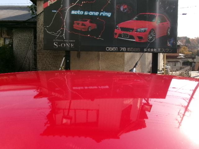 アルテッツァ RS200 Zエディション 最終型 赤 ユーロバンパー クオリタートサイド オプションリアアンダーフルエアロ テインフルタップ車高調 ヨコハマT5 18インチ フジツボマフラー 運転席レカロシート WBクイックリリース(16枚目)