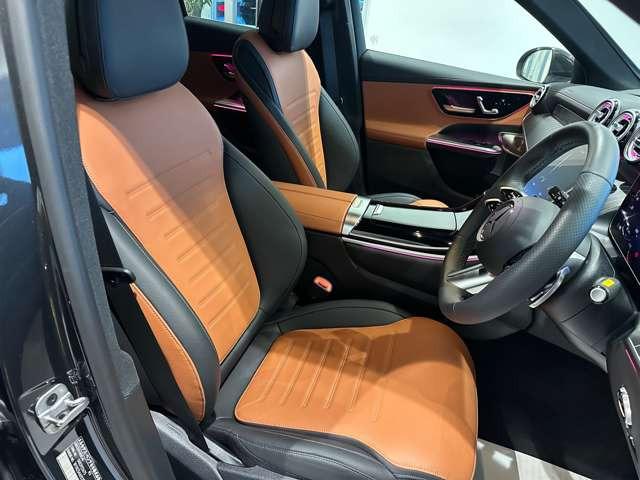 ＧＬＣ ＧＬＣ２２０ｄ　４マチック　ＡＭＧラインパッケージ　（ＩＳＧ搭載モデル）　ディーゼルターボ　４ＷＤ　ＭＰ２０２４０２　ＡＭＧレザーエクスクルーシブ　ドライバーズＰ　アンビエントライトプレミアム　リアアクスル　エアサス　ＡＲナビ（18枚目）