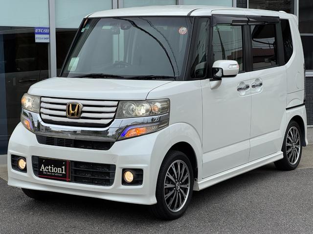 Ｎ－ＢＯＸカスタム Ｇ・ターボＡパッケージ　ドライブレコーダー　ＥＴＣ　バックカメラ　両側電動スライドドア　ナビ　ＴＶ　オートクルーズコントロール　衝突被害軽減システム　オートライト　ＨＩＤ　スマートキー　アイドリングストップ　電動格納ミラー（13枚目）