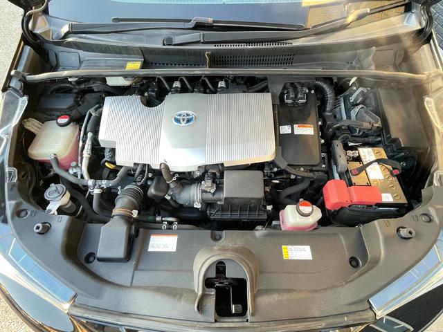 プリウス S ETC バックカメラ TV アルミホイール オートライト LEDヘッドランプ スマートキー 電動格納ミラー CVT 盗難防止システム 衝突安全ボディ ABS ESC CD Bluetooth エアコン(19枚目)