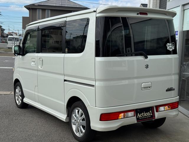 エブリイワゴン PZターボ ETC バックカメラ 両側スライド・片側電動 ナビ TV クリアランスソナー 衝突被害軽減システム オートライト HID スマートキー 電動格納ミラー ベンチシート AT 盗難防止システム ABS(17枚目)