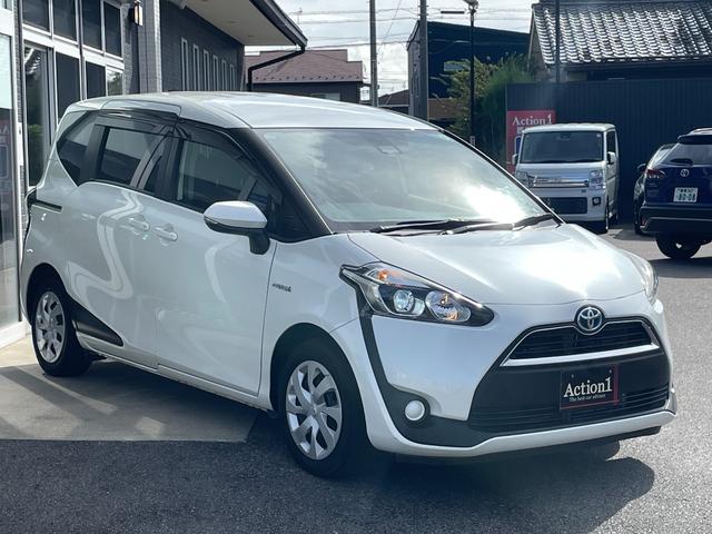 シエンタ ハイブリッドG バックカメラ ナビ TV レーンアシスト 衝突被害軽減システム 両側電動スライドドア オートマチックハイビーム スマートキー 電動格納ミラー 3列シート CVT CD Bluetooth(13枚目)