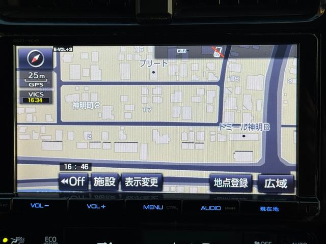 プリウス Sセーフティプラス ETC クリアランスソナー レーンアシスト オートクルーズコントロール パークアシスト 衝突被害軽減システム バックカメラ ナビ TV アルミホイール オートマチックハイビーム オートライト(4枚目)