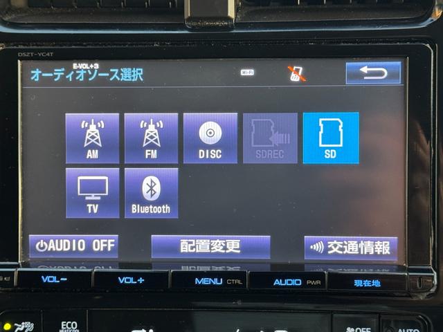 プリウス Sセーフティプラス ETC クリアランスソナー レーンアシスト オートクルーズコントロール パークアシスト 衝突被害軽減システム バックカメラ ナビ TV アルミホイール オートマチックハイビーム オートライト(5枚目)