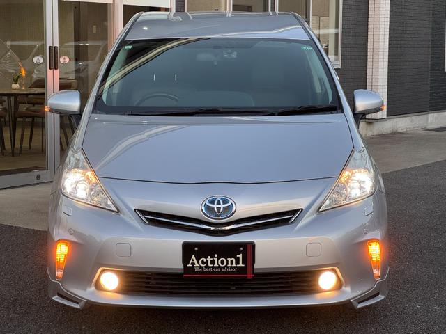 プリウスアルファ G ドライブレコーダー ETC ナビ TV クリアランスソナー オートクルーズコントロール アルミホイール スマートキー 電動格納ミラー 3列シート CVT 盗難防止システム 衝突安全ボディ ABS(13枚目)