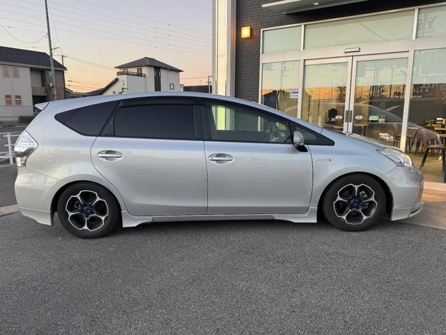 プリウスアルファ G ドライブレコーダー ETC ナビ TV クリアランスソナー オートクルーズコントロール アルミホイール スマートキー 電動格納ミラー 3列シート CVT 盗難防止システム 衝突安全ボディ ABS(15枚目)