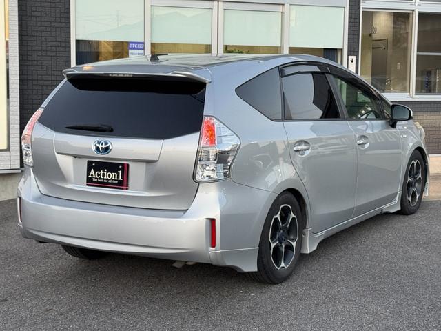 プリウスアルファ G ドライブレコーダー ETC ナビ TV クリアランスソナー オートクルーズコントロール アルミホイール スマートキー 電動格納ミラー 3列シート CVT 盗難防止システム 衝突安全ボディ ABS(16枚目)