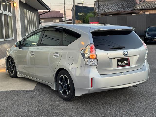 プリウスアルファ G ドライブレコーダー ETC ナビ TV クリアランスソナー オートクルーズコントロール アルミホイール スマートキー 電動格納ミラー 3列シート CVT 盗難防止システム 衝突安全ボディ ABS(18枚目)