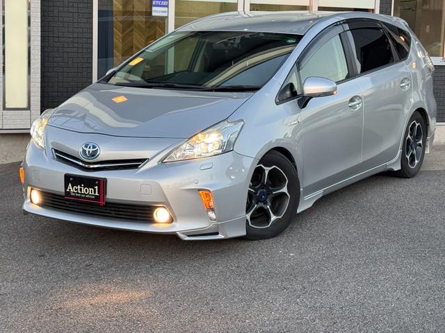 プリウスアルファ G ドライブレコーダー ETC ナビ TV クリアランスソナー オートクルーズコントロール アルミホイール スマートキー 電動格納ミラー 3列シート CVT 盗難防止システム 衝突安全ボディ ABS(49枚目)