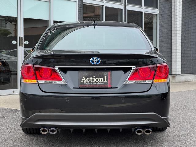 クラウンハイブリッド アスリートS ETC クリアランスソナー オートクルーズコントロール バックカメラ ナビ アルミホイール オートライト HID サンルーフ CVT スマートキー 電動格納ミラー 盗難防止システム パワーシート CD(17枚目)