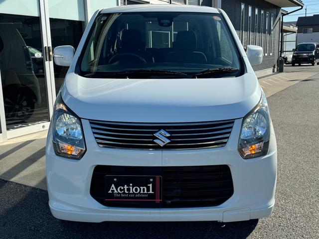 ワゴンＲ ２０周年記念車　社外オーディオ　ＨＩＤヘッドライト　シートヒーター　スマートキー　プッシュスタート　アイドリングストップ　オートエアコン　オートライト　純正１５インチアルミホイール（5枚目）