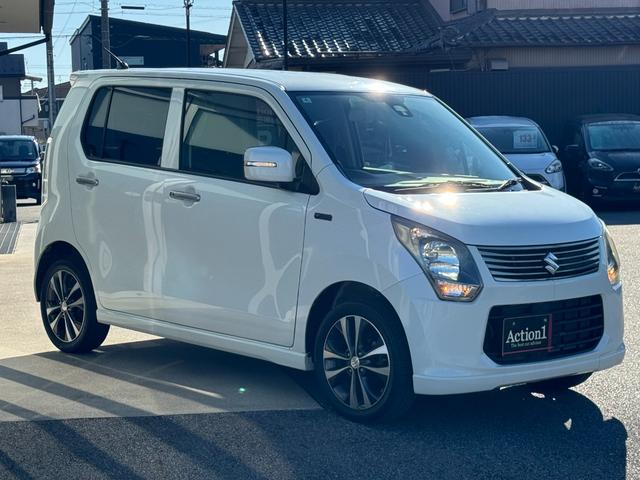 ワゴンＲ ２０周年記念車　社外オーディオ　ＨＩＤヘッドライト　シートヒーター　スマートキー　プッシュスタート　アイドリングストップ　オートエアコン　オートライト　純正１５インチアルミホイール（8枚目）