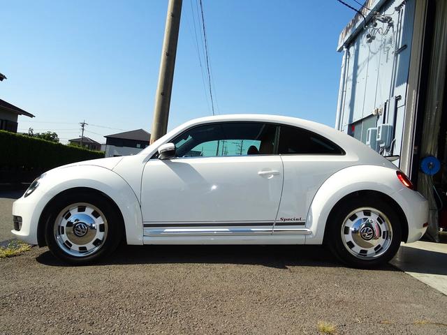 ザ・ビートル スペシャル・バグ　限定車　純正ヘリテージホイール　スマートキー　プッシュスタート　ナビ　ＥＴＣ　バックモニター　クルーズコントロール　禁煙車　クリアランスソナー　ディスチャージヘッドライト　ハーフレザー　シートヒーター（34枚目）