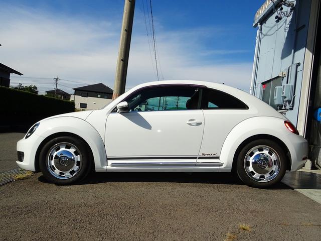 ザ・ビートル スペシャル・バグ 限定車 プッシュスタート スマートキー 純正ヘリテージホイール ハーフレザーシート シートヒーター ナビ ETC バックモニター フルセグTV ブルートゥース(30枚目)
