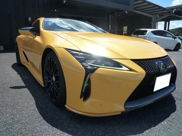 ＬＣ ＬＣ５００　Ｌパッケージ　ＴＲＤエアロ（Ｆ／Ｓ／Ｒ／トランク／ミラーカバー）　ＢＬＩＴＺ車高調　カールソン２１ＡＷ　新品可変バルブマフラー　赤革シート　マークレビンソン　スマートキー　ＢＳＭ　ＬＫＡ　パノラマガラスルーフ（5枚目）