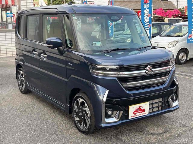 スペーシアカスタム ハイブリッドXS ドライブレコーダー 全周囲カメラ 両側電動スライドドア ナビ TV クリアランスソナー オートクルーズコントロール レーンアシスト 衝突被害軽減システム オートライト LEDヘッドランプ スマートキー(14枚目)