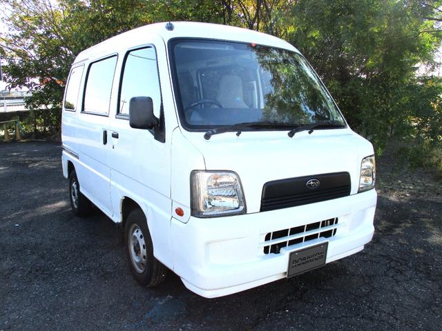 サンバーバン トランスポーター パワステ エアコン オートマ タイミングベルト&ウォーターポンプ類交換済 タイヤ溝タップリ(2枚目)