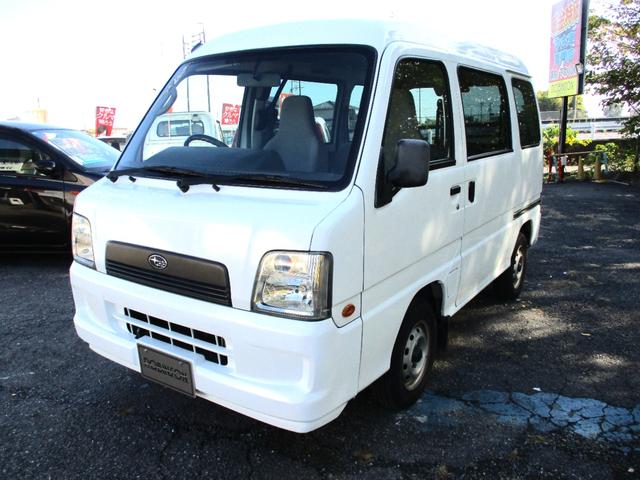 サンバーバン トランスポーター パワステ エアコン オートマ タイミングベルト&ウォーターポンプ類交換済 タイヤ溝タップリ(4枚目)