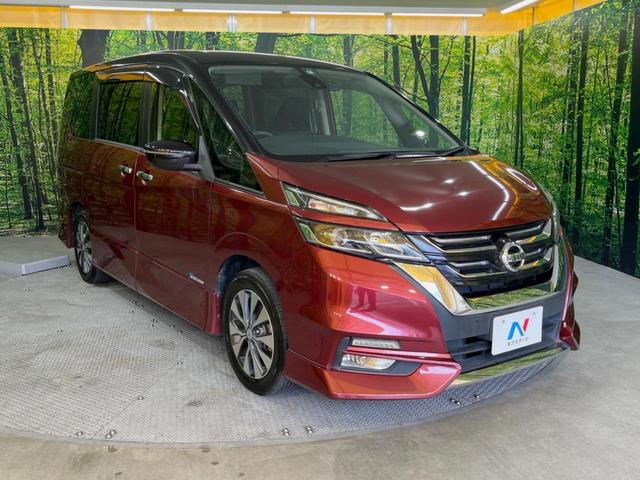 ハイウェイスターG プロパイロットエディション 禁煙車 ハンズフリー両側パワスラ 純正9型ナビ フリップダウンモニター 衝突軽減ブレーキ 車線逸脱警報 プロパイロット Bluetooth再生 フルセグ ETC ドラレコ ETC LEDヘッドライト(18枚目)