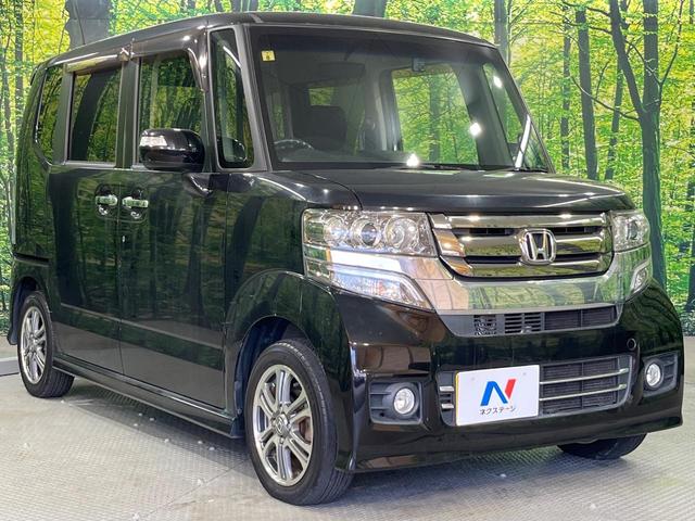 Ｎ－ＢＯＸカスタム Ｇ・Ｌパッケージ　禁煙車　電動スライドドア　ＳＤナビ　フルセグ　ドライブレコーダー　ＥＴＣ　バックカメラ　ＨＩＤヘッドライト　純正１４インチアルミホイール　スマートキー　オートライト　オートエアコン（16枚目）