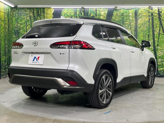 カローラクロス ハイブリッド　Ｚ　純正１０．５型ナビ機能付きＤＡ　全周囲カメラ　禁煙車　衝突軽減装置　シートヒーター　クリアランスソナー　ＬＥＤヘッドライト　ＬＥＤフロントフォグ　パワーバックドア　フルセグ　パワーシート（17枚目）