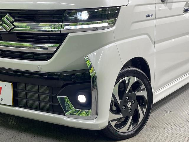 スペーシアカスタム ハイブリッドＸＳターボ　届出済未使用車　地図機能付きディスプレイオーディオ　ターボ　全周囲カメラ　両側電動ドア　衝突被害軽減システム　レーダークルーズ　コーナーセンサー　シートヒーター　オートハイビーム　車線逸脱警報（12枚目）