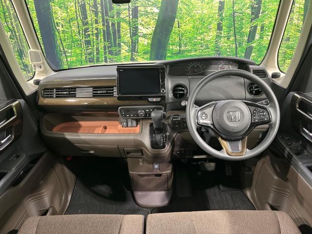 Ｎ－ＢＯＸ Ｌ　コーディネートスタイル　純正８型ナビ　禁煙車　衝突軽減装置　両側電動スライドドア　シートヒーター　ＬＥＤヘッドライト　クリアランスソナー　ＥＴＣ　バックカメラ　フルセグ　Ｂｌｕｅｔｏｏｔｈ再生　スマートキー（2枚目）