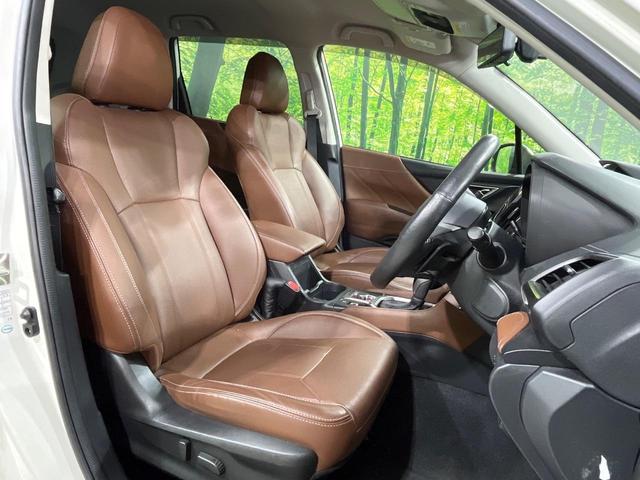 フォレスター アドバンス　禁煙車　４ＷＤ　純正８インチナビ　サイド＆バックカメラ　アイサイトＶｅｒ．３　レーダークルーズ　電動リアゲート　茶革シート　全席シートヒーター　　コーナーセンサー　スマートキー　ＬＥＤヘッド（7枚目）