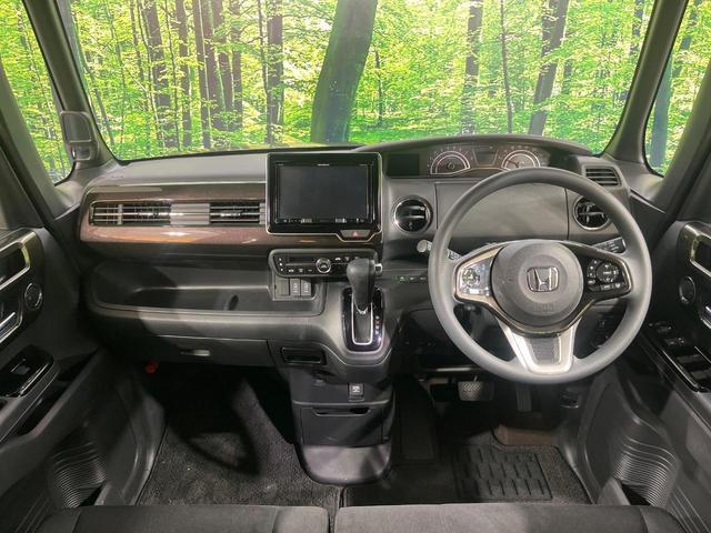 N-BOXカスタム G・Lホンダセンシング 禁煙車 パイオニア8インチナビ バックカメラ 電動スライドドア 衝突被害軽減システム レーダークルーズ ビルトインETC コーナーセンサー スマートキー LEDヘッドライト 車線逸脱警報 CD DVD(2枚目)