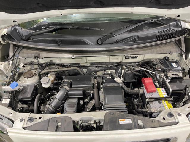 ハスラー ハイブリッドＸターボ　ＳＤナビ　禁煙車　バックカメラ　レーダークルーズ　コーナーセンサー　スマートキー　ＬＥＤヘッドライト　ＥＴＣ　純正革巻ステアリング　パドルシフト　純正１５インチアルミホイール（19枚目）