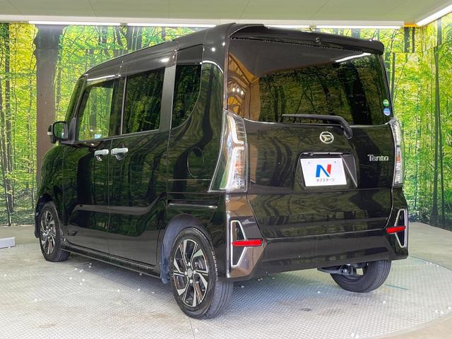 タント カスタムX 禁煙車 両側電動ドア 純正SDナビ 衝突被害軽減システム ハーフレザーシート コーナーセンサー スマートキー LEDヘッド ビルトインETC オートライト オートエアコン 純正14インチアルミ(48枚目)