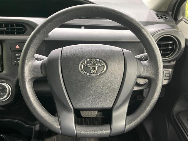 アクア L 禁煙車 純正ナビ Bluetooth ビルトインETC オートエアコン アイドリングストップ キーレスエントリー(9枚目)