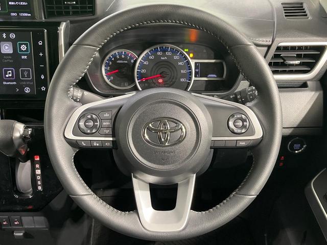 ルーミー カスタムG 禁煙車 純正9インチディスプレイオーディオ 全周囲カメラ 両側電動スライドドア 前席シートヒーター ロールシェード 純正革巻ステアリング 純正14インチアルミホイール LEDヘッドライト(11枚目)