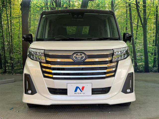 ルーミー カスタムG 禁煙車 純正9インチディスプレイオーディオ 全周囲カメラ 両側電動スライドドア 前席シートヒーター ロールシェード 純正革巻ステアリング 純正14インチアルミホイール LEDヘッドライト(14枚目)