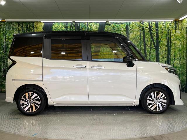 ルーミー カスタムG 禁煙車 純正9インチディスプレイオーディオ 全周囲カメラ 両側電動スライドドア 前席シートヒーター ロールシェード 純正革巻ステアリング 純正14インチアルミホイール LEDヘッドライト(31枚目)