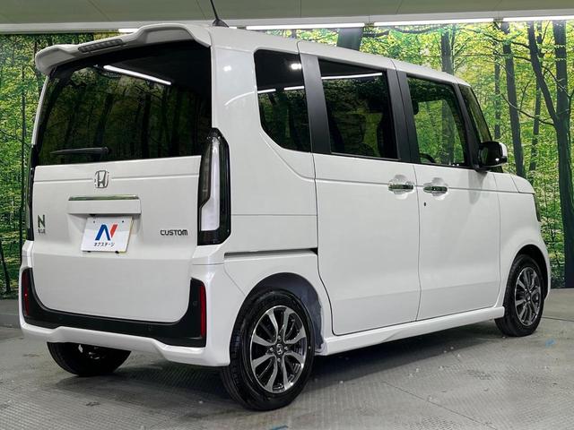 Ｎ－ＢＯＸカスタム ベースグレード　届出済未使用車　電動スライドドア　ホンダセンシング　アダプティブクルーズコントロール　スマートキー　ＬＥＤヘッド　オートハイビーム　車線逸脱警報　オートライト　オートエアコン　純正１４ＡＷ（16枚目）