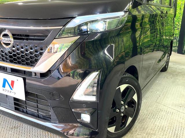 ルークス ハイウェイスター　Ｘ　プロパイロットエディション　禁煙車　純正９インチナビ　全周囲カメラ　両側電動ドア　衝突被害軽減システム　コーナーセンサー　ＬＥＤヘッド　ビルトインＥＴＣ　純正１４インチアルミ　オートハイビーム　車線逸脱警報　オートライト（12枚目）