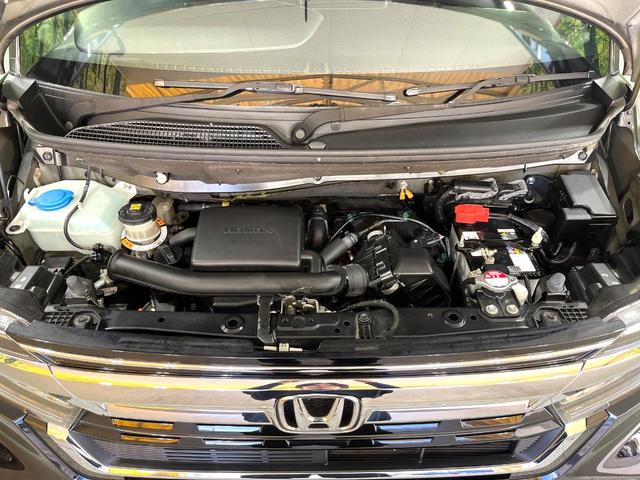 Ｎ－ＢＯＸカスタム Ｌ　禁煙車　片側電動スライドドア　純正ＳＤナビ　衝突被害軽減システム　シートヒーター　レーダークルーズ　コーナーセンサー　スマートキー　ＬＥＤヘッド　純正１４インチアルミ　オートハイビーム　車線逸脱警報（18枚目）