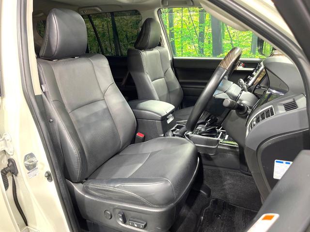 ランドクルーザープラド ＴＸ　Ｌパッケージ　禁煙車　純正９インチメモリーナビ　サンルーフ　４ＷＤ　ディーゼル　全周囲カメラ　レーダークルーズコントロール　黒革シート　前席シートエアコン　コーナーセンサー　ＬＥＤヘッドライト　ＥＴＣ２．０（8枚目）