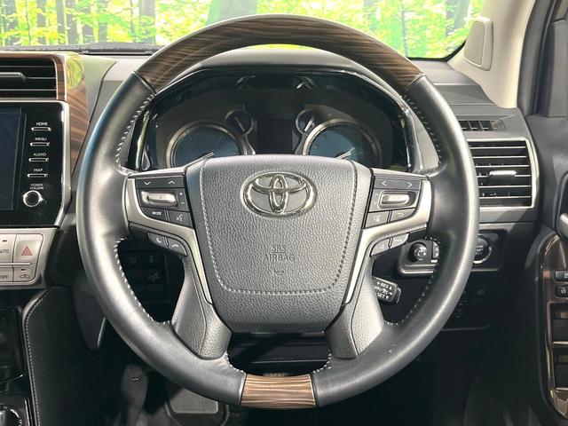 ランドクルーザープラド ＴＸ　Ｌパッケージ　禁煙車　純正９インチメモリーナビ　サンルーフ　４ＷＤ　ディーゼル　全周囲カメラ　レーダークルーズコントロール　黒革シート　前席シートエアコン　コーナーセンサー　ＬＥＤヘッドライト　ＥＴＣ２．０（11枚目）