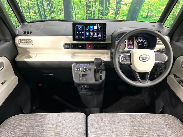 ムーヴキャンバス ストライプスＧ　禁煙車　９インチディスプレイオーディオ　両側電動ドア　バックカメラ　衝突被害軽減システム　コーナーセンサー　ＬＥＤヘッド　ビルトインＥＴＣ　オートハイビーム　車線逸脱警報　オートライト　オートエアコン（2枚目）