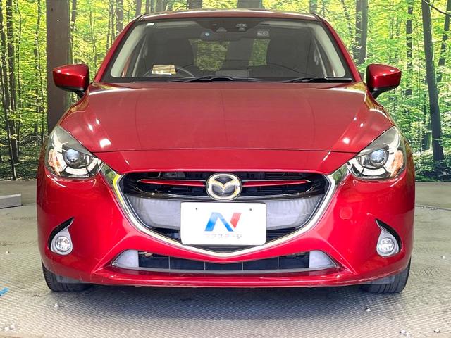 デミオ XDツーリング 禁煙車 純正ナビ バックモニター ブラインドスポットモニター ヘッドアップディスプレイ シートヒーター 衝突軽減装置 LEDヘッド オートライト スマートキー クルーズコントロール(14枚目)