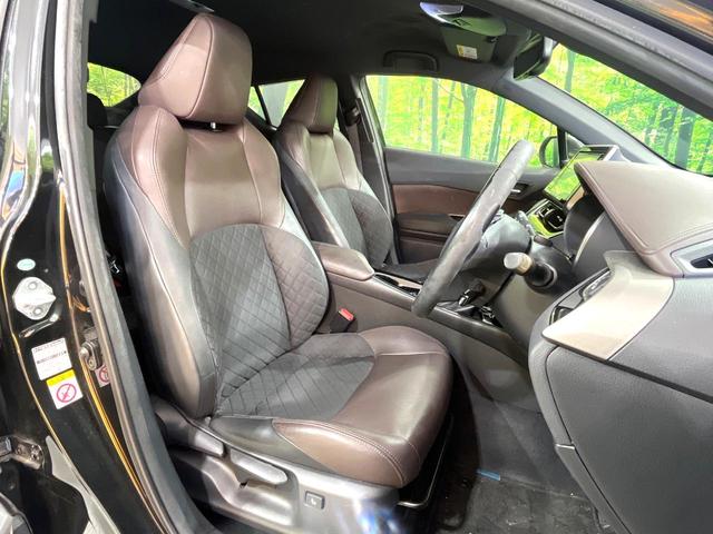 C-HR G 純正SDナビ バックカメラ 衝突被害軽減システム レーダークルーズ 禁煙車 ハーフレザーシート コーナーセンサー スマートキー LEDヘッド ビルトインETC 純正18インチアルミ オートハイビーム(8枚目)