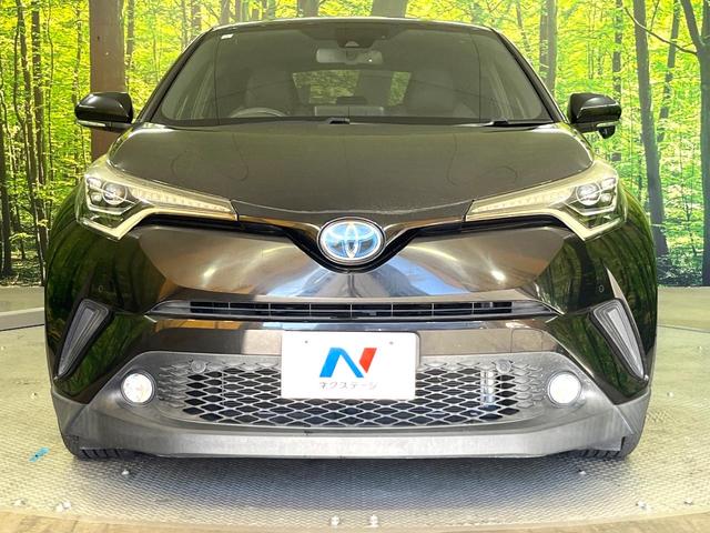 C-HR G 純正SDナビ バックカメラ 衝突被害軽減システム レーダークルーズ 禁煙車 ハーフレザーシート コーナーセンサー スマートキー LEDヘッド ビルトインETC 純正18インチアルミ オートハイビーム(14枚目)
